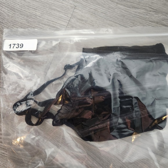 Vintage Victoria Secret Black Velvet Bra Y2K Mini Bustier Corset Dream Angel - Picture 3 of 15